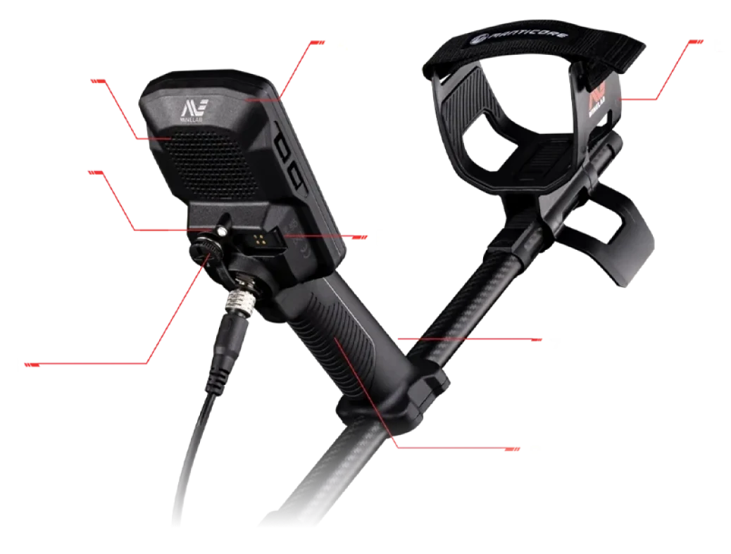 Bursa Minelab Manticore - Kontrol paneli